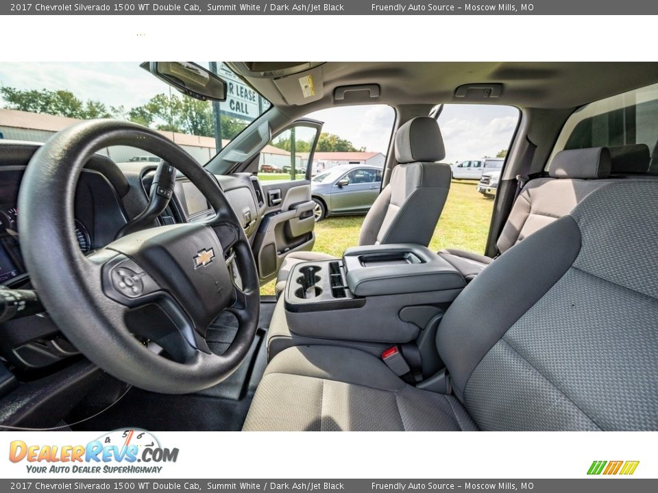 2017 Chevrolet Silverado 1500 WT Double Cab Summit White / Dark Ash/Jet Black Photo #18