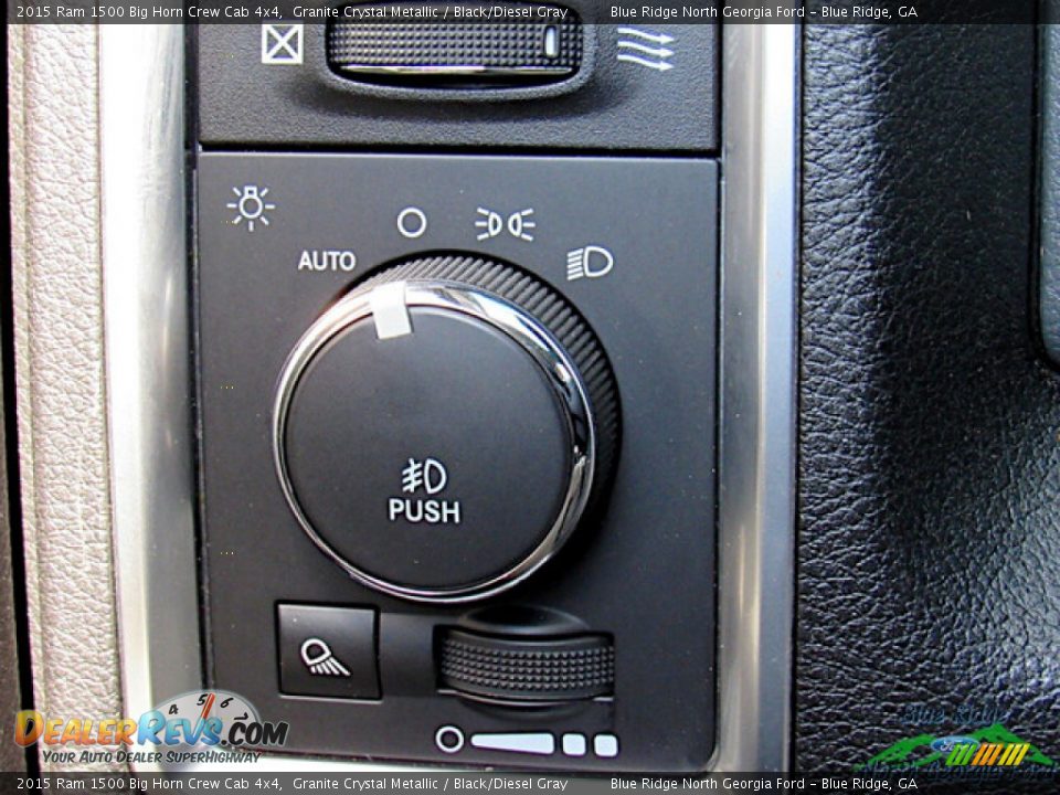 Controls of 2015 Ram 1500 Big Horn Crew Cab 4x4 Photo #19