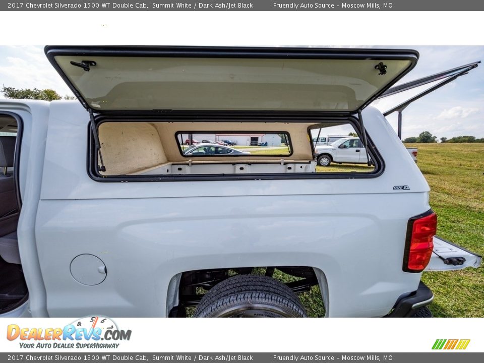 2017 Chevrolet Silverado 1500 WT Double Cab Summit White / Dark Ash/Jet Black Photo #21