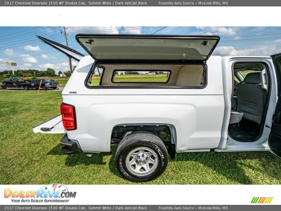 2017 Chevrolet Silverado 1500 WT Double Cab Summit White / Dark Ash/Jet Black Photo #23