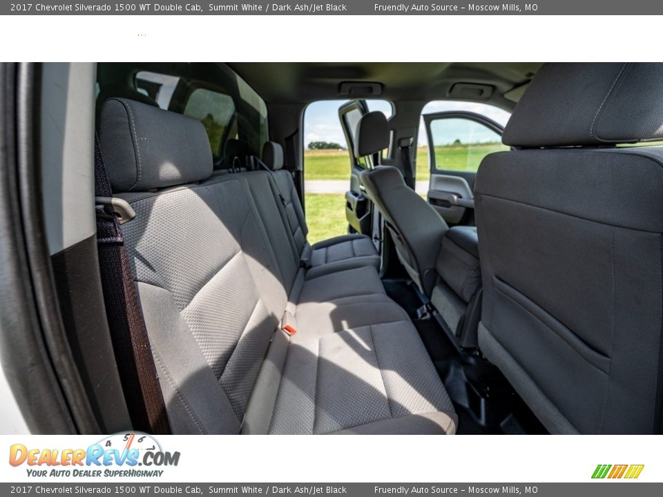 2017 Chevrolet Silverado 1500 WT Double Cab Summit White / Dark Ash/Jet Black Photo #24