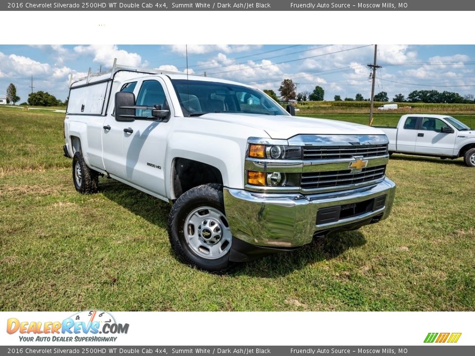 2016 Chevrolet Silverado 2500HD WT Double Cab 4x4 Summit White / Dark Ash/Jet Black Photo #1