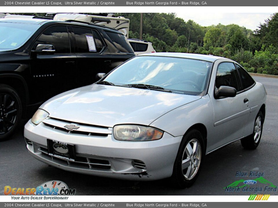 2004 Chevrolet Cavalier LS Coupe Ultra Silver Metallic / Graphite Photo #1