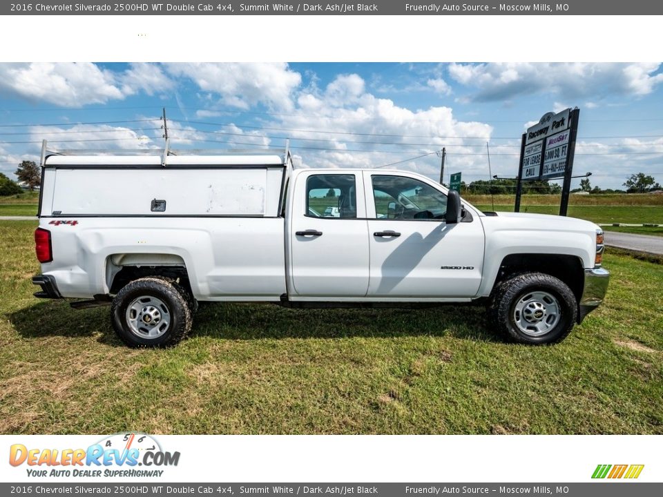 2016 Chevrolet Silverado 2500HD WT Double Cab 4x4 Summit White / Dark Ash/Jet Black Photo #3