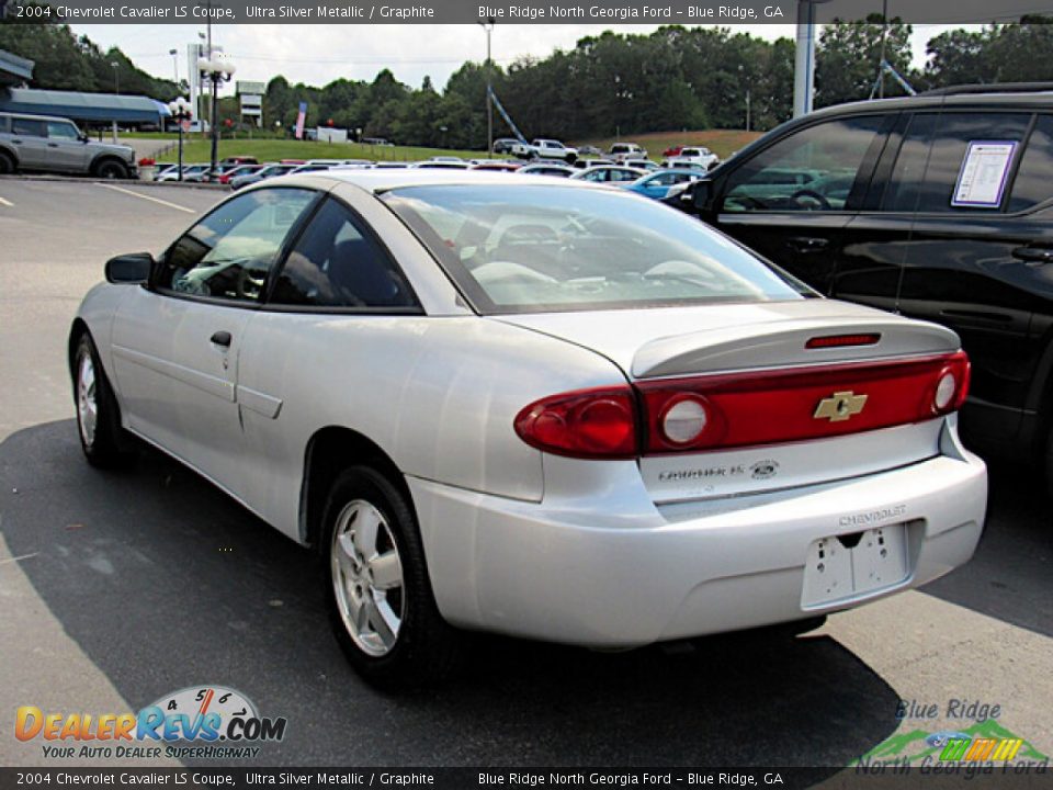 2004 Chevrolet Cavalier LS Coupe Ultra Silver Metallic / Graphite Photo #4