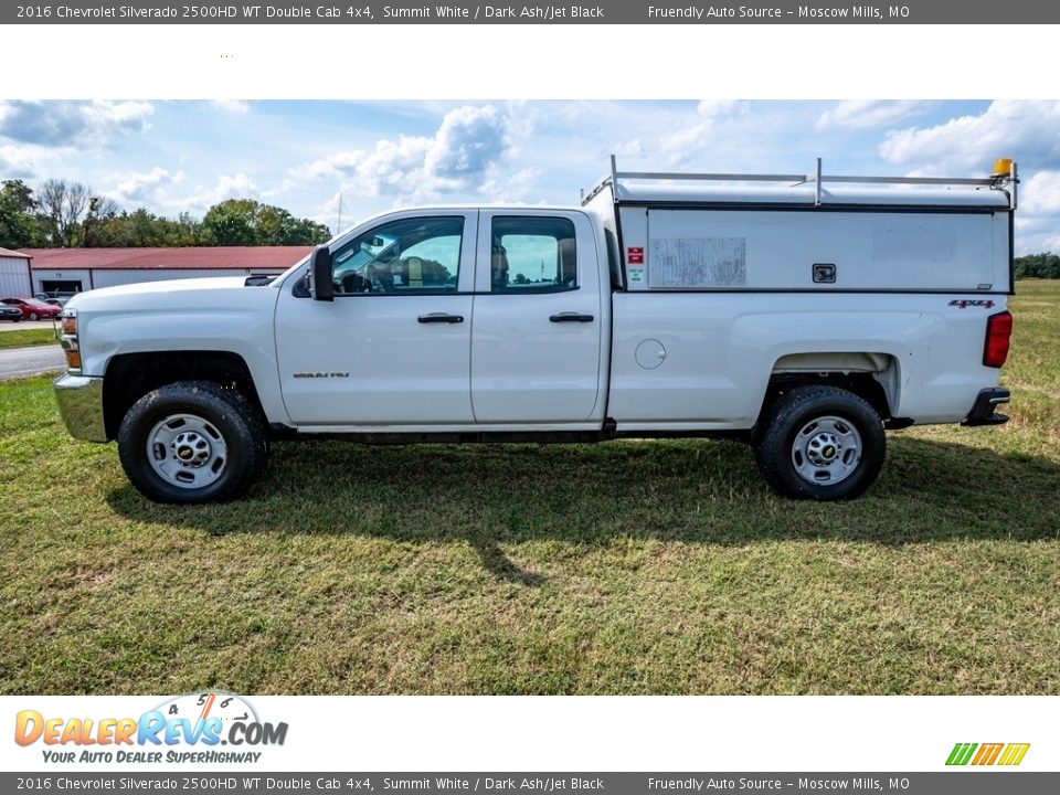 2016 Chevrolet Silverado 2500HD WT Double Cab 4x4 Summit White / Dark Ash/Jet Black Photo #7