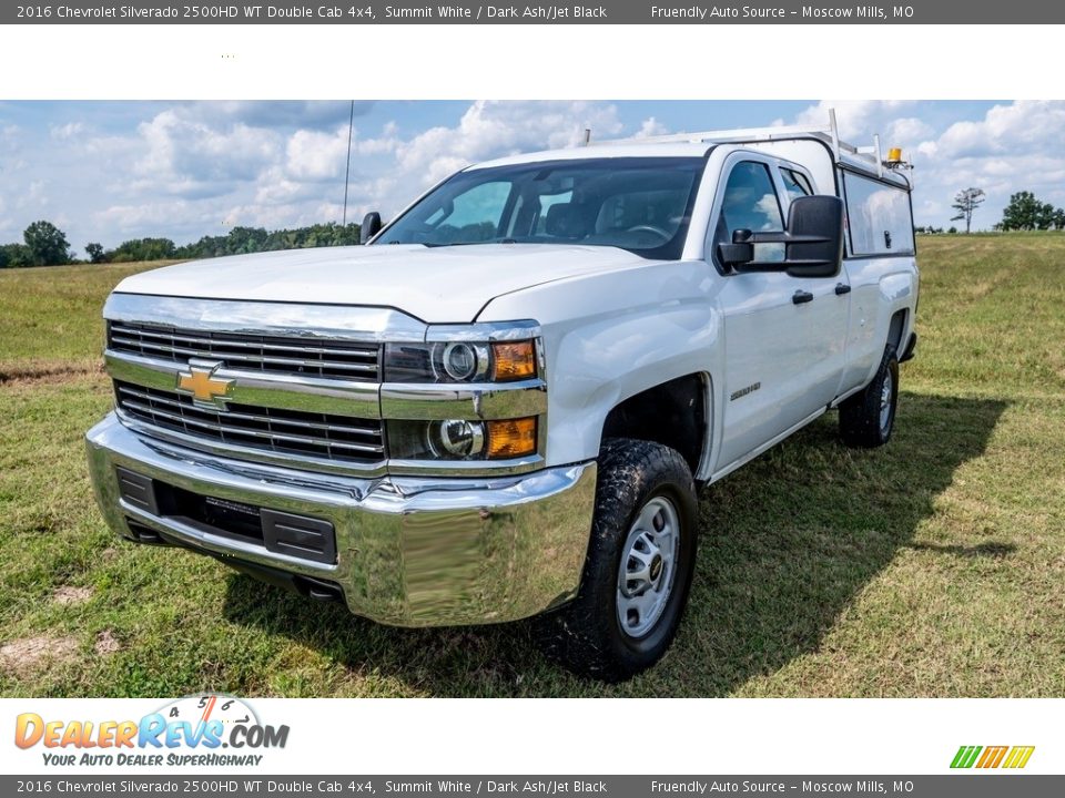 2016 Chevrolet Silverado 2500HD WT Double Cab 4x4 Summit White / Dark Ash/Jet Black Photo #8