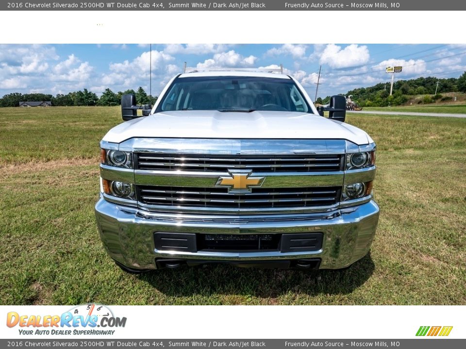 2016 Chevrolet Silverado 2500HD WT Double Cab 4x4 Summit White / Dark Ash/Jet Black Photo #9