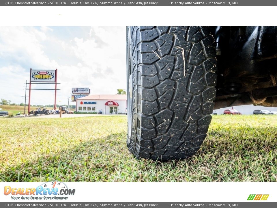 2016 Chevrolet Silverado 2500HD WT Double Cab 4x4 Summit White / Dark Ash/Jet Black Photo #15