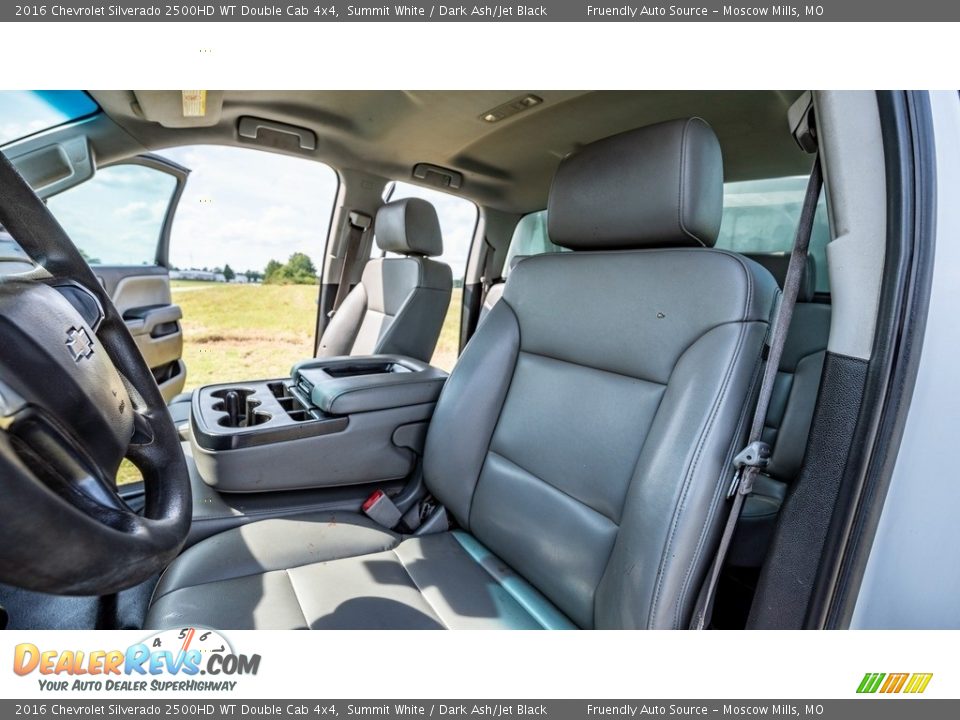 2016 Chevrolet Silverado 2500HD WT Double Cab 4x4 Summit White / Dark Ash/Jet Black Photo #17