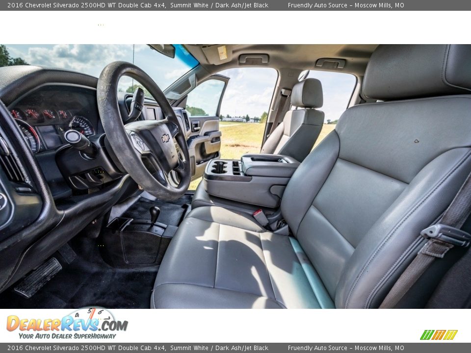 2016 Chevrolet Silverado 2500HD WT Double Cab 4x4 Summit White / Dark Ash/Jet Black Photo #18