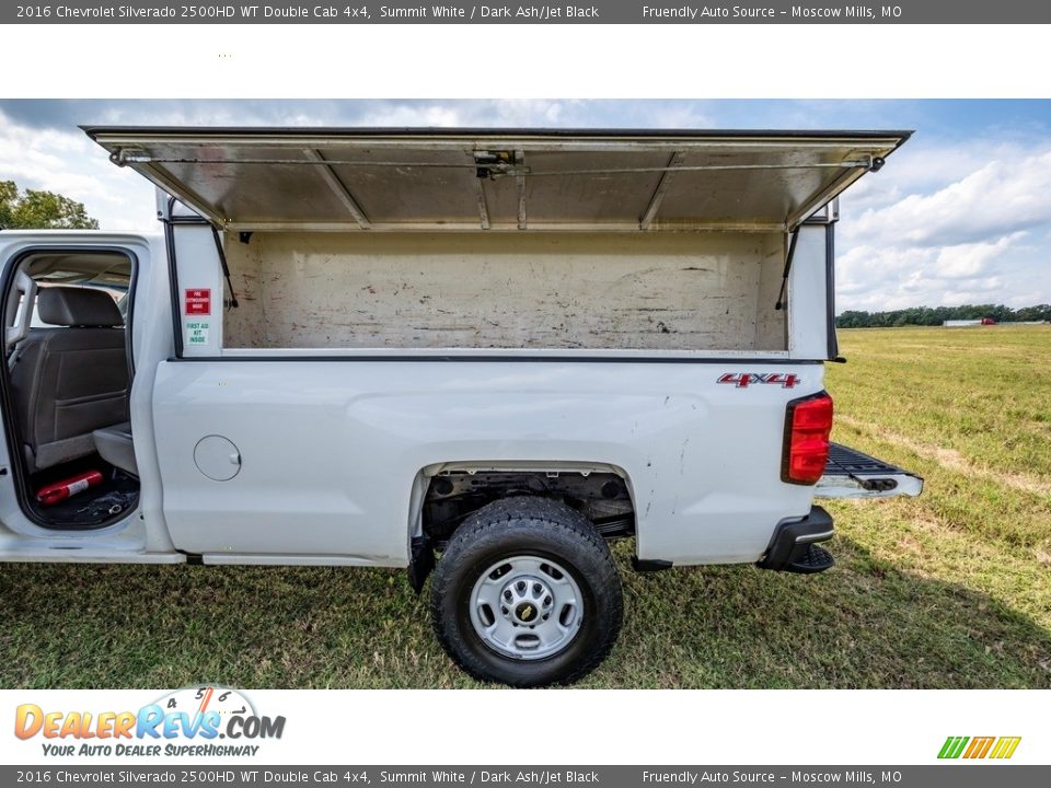 2016 Chevrolet Silverado 2500HD WT Double Cab 4x4 Summit White / Dark Ash/Jet Black Photo #21