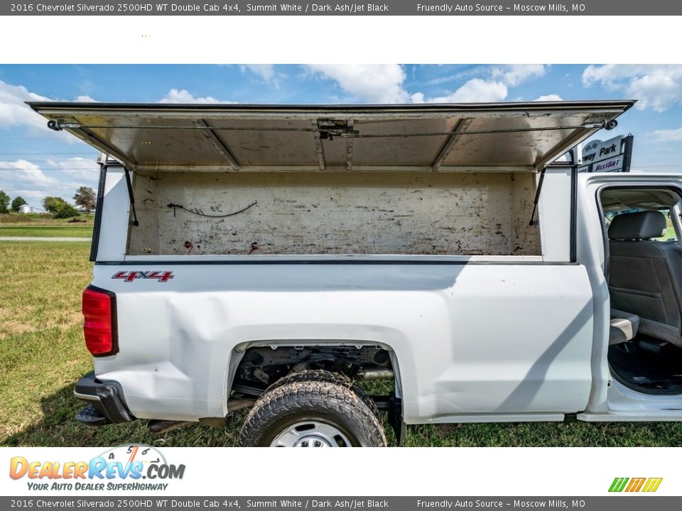 2016 Chevrolet Silverado 2500HD WT Double Cab 4x4 Summit White / Dark Ash/Jet Black Photo #23