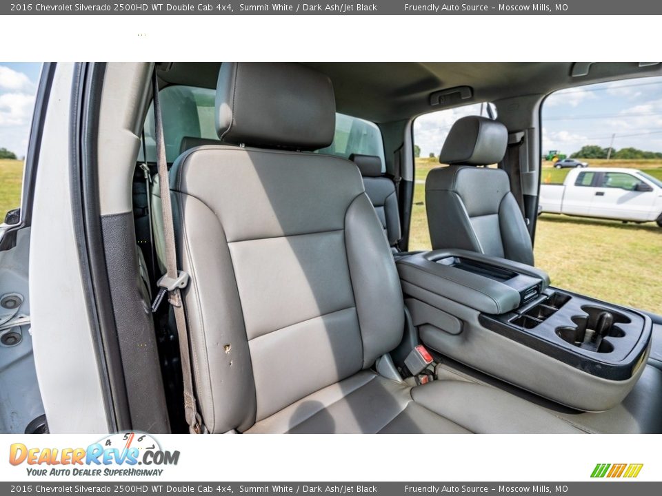 2016 Chevrolet Silverado 2500HD WT Double Cab 4x4 Summit White / Dark Ash/Jet Black Photo #27