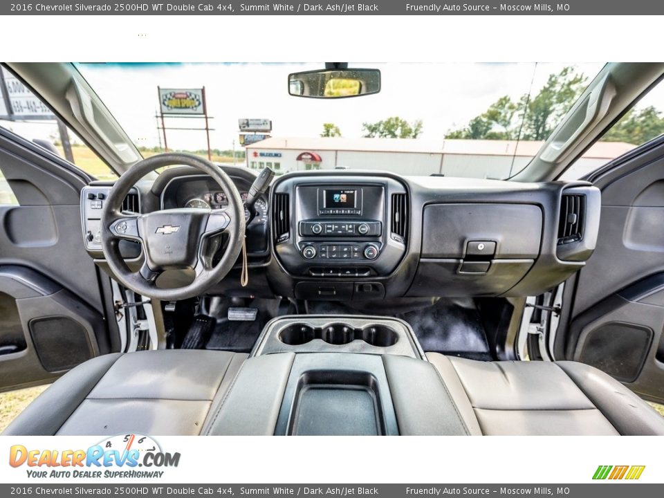 2016 Chevrolet Silverado 2500HD WT Double Cab 4x4 Summit White / Dark Ash/Jet Black Photo #28