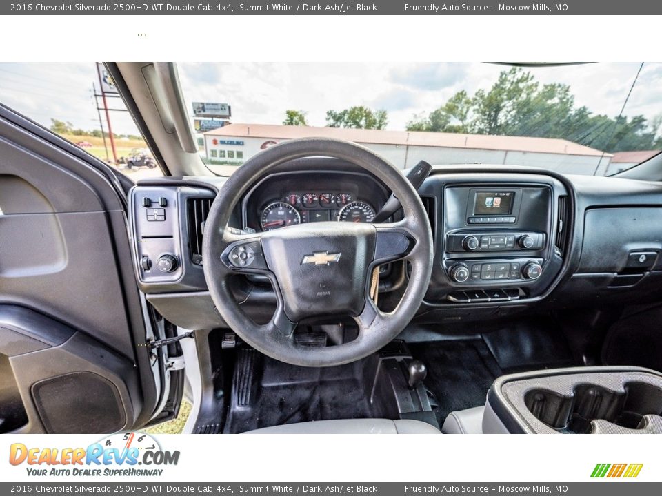 2016 Chevrolet Silverado 2500HD WT Double Cab 4x4 Summit White / Dark Ash/Jet Black Photo #29