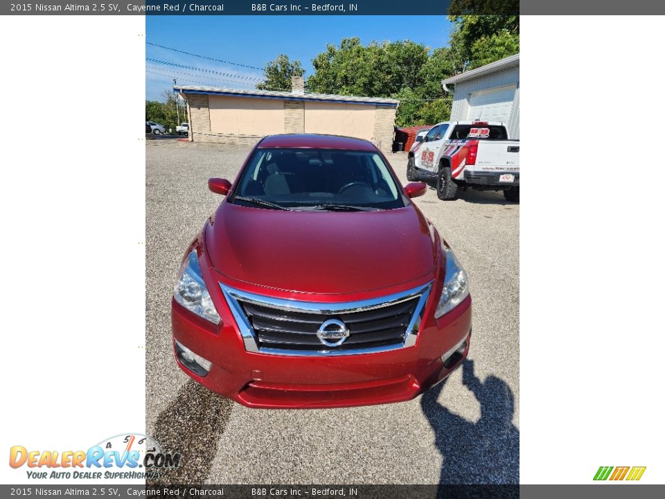 2015 Nissan Altima 2.5 SV Cayenne Red / Charcoal Photo #3