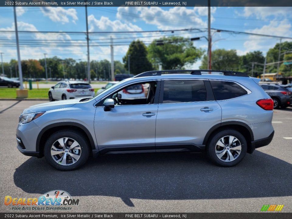 2022 Subaru Ascent Premium Ice Silver Metallic / Slate Black Photo #3