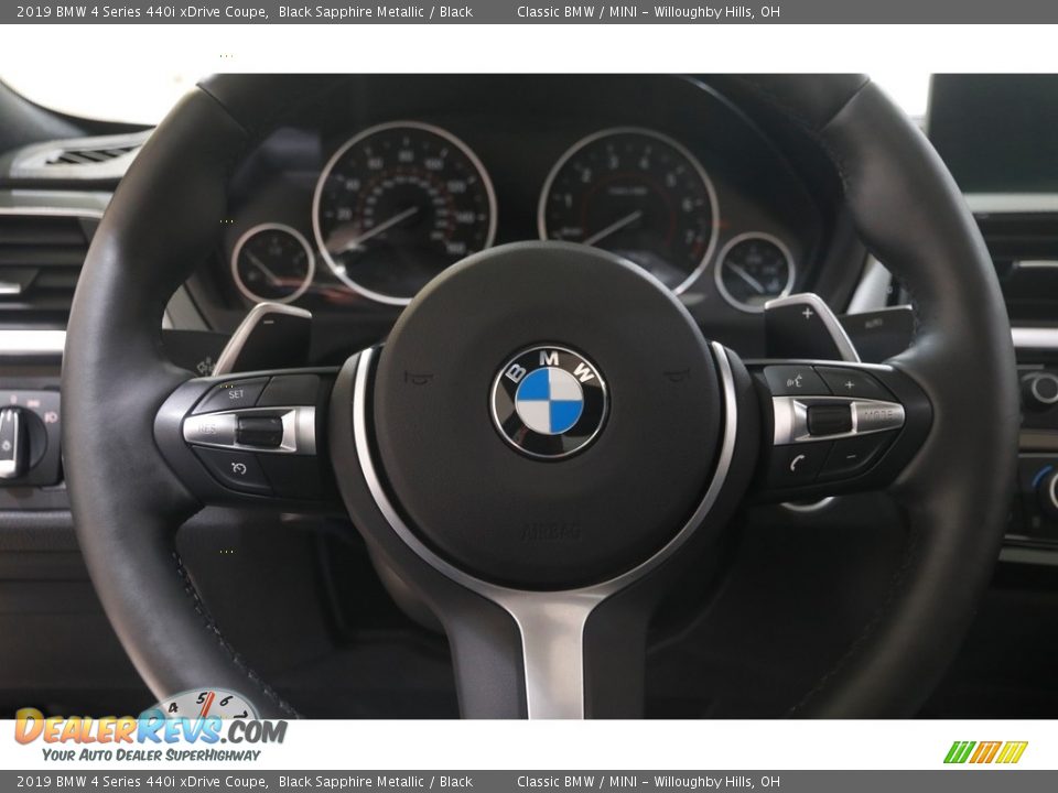 2019 BMW 4 Series 440i xDrive Coupe Steering Wheel Photo #7