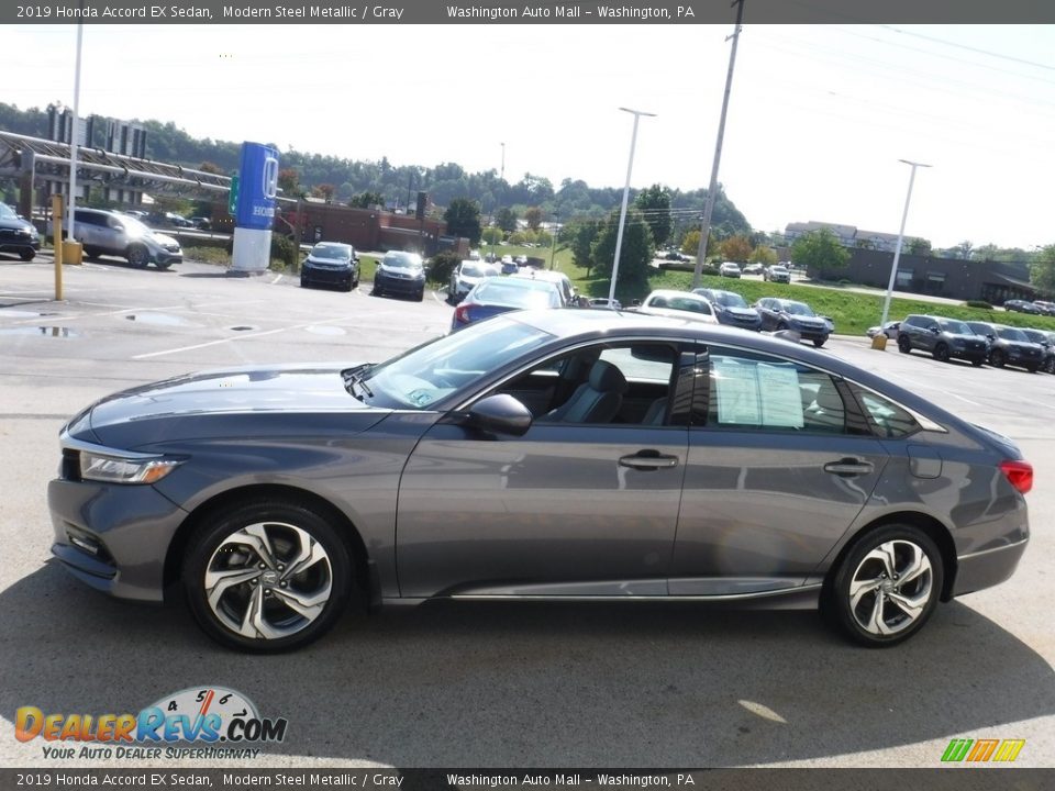 2019 Honda Accord EX Sedan Modern Steel Metallic / Gray Photo #7