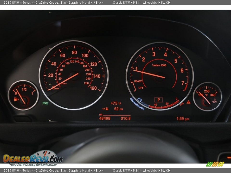 2019 BMW 4 Series 440i xDrive Coupe Gauges Photo #8