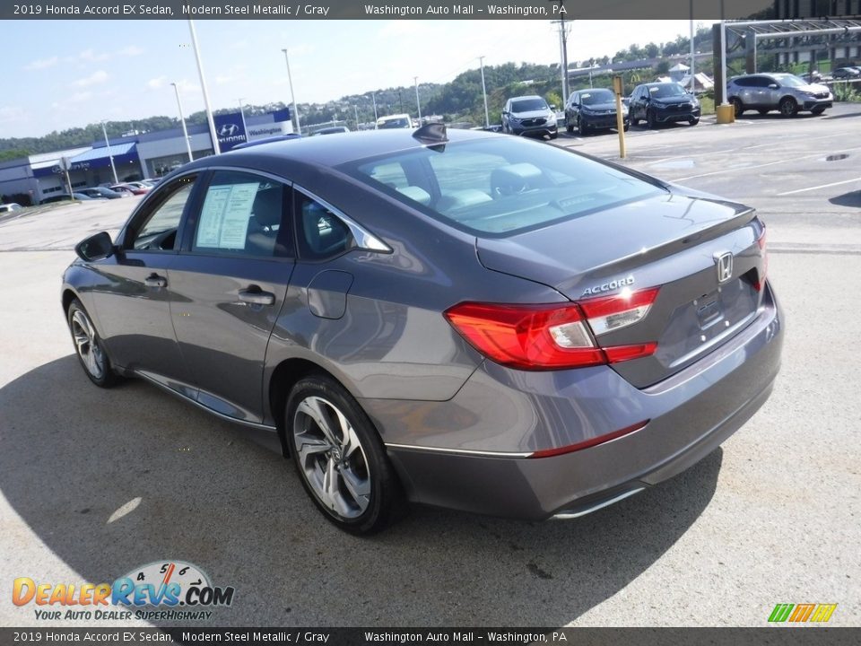 2019 Honda Accord EX Sedan Modern Steel Metallic / Gray Photo #8