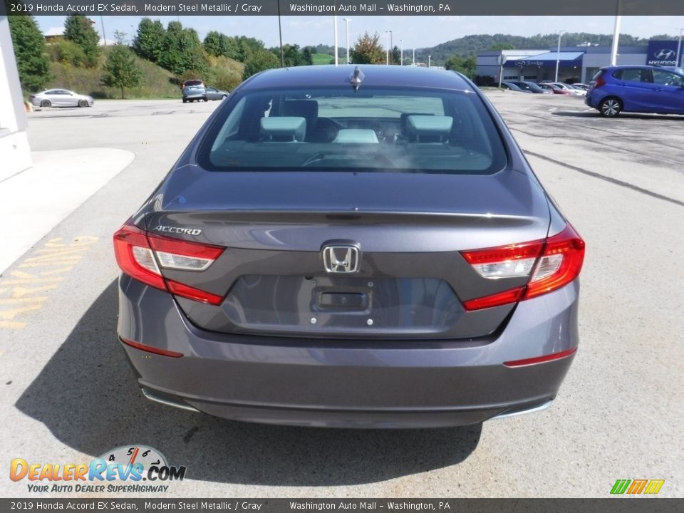 2019 Honda Accord EX Sedan Modern Steel Metallic / Gray Photo #9