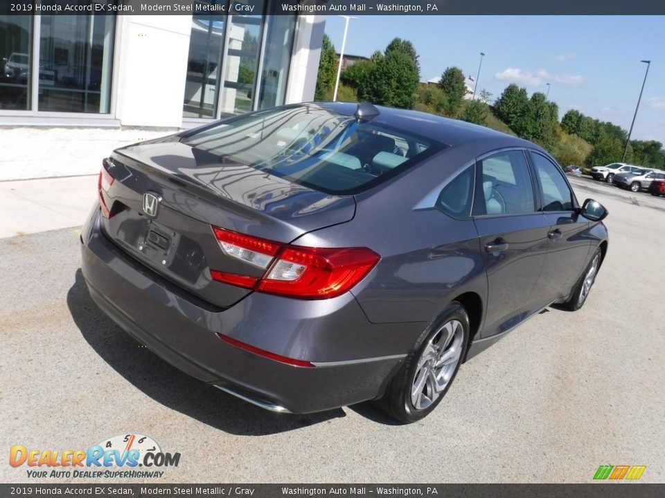 2019 Honda Accord EX Sedan Modern Steel Metallic / Gray Photo #10