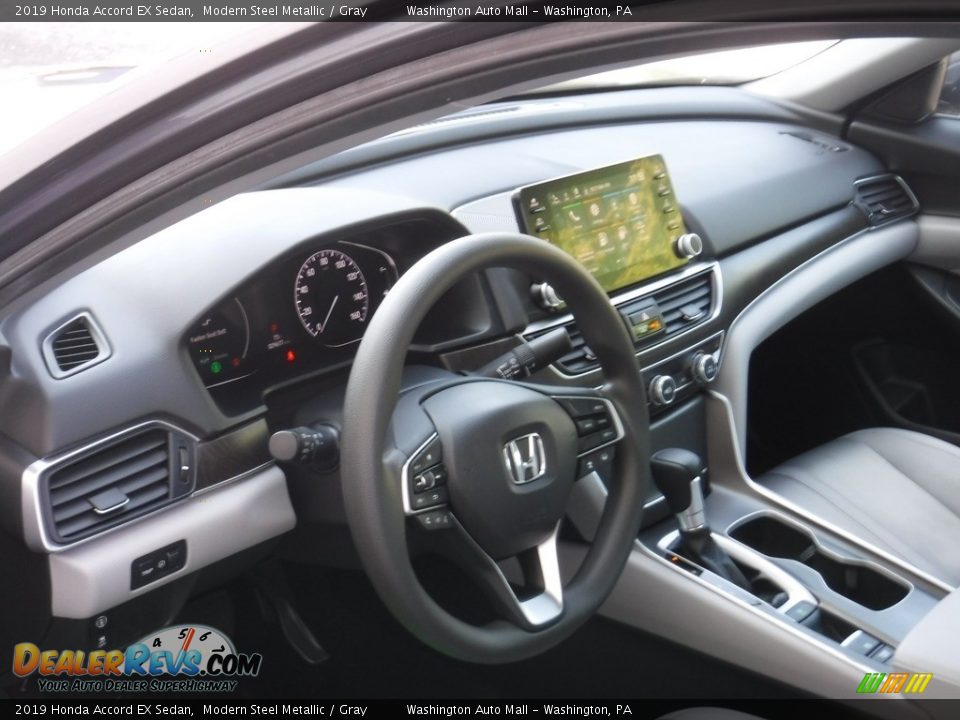 2019 Honda Accord EX Sedan Modern Steel Metallic / Gray Photo #14