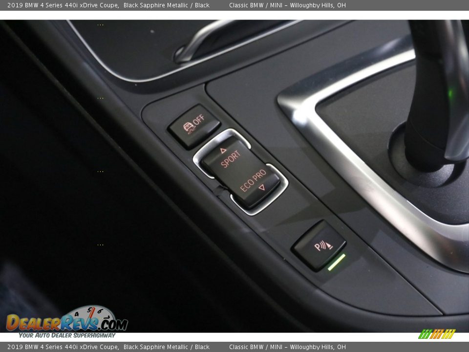 Controls of 2019 BMW 4 Series 440i xDrive Coupe Photo #17