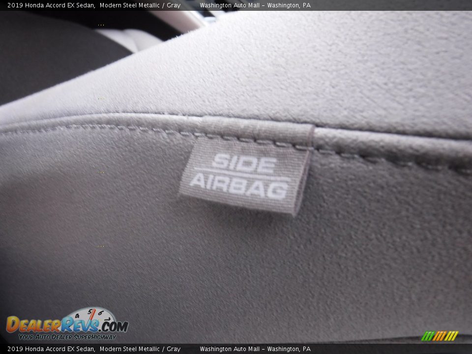 2019 Honda Accord EX Sedan Modern Steel Metallic / Gray Photo #16