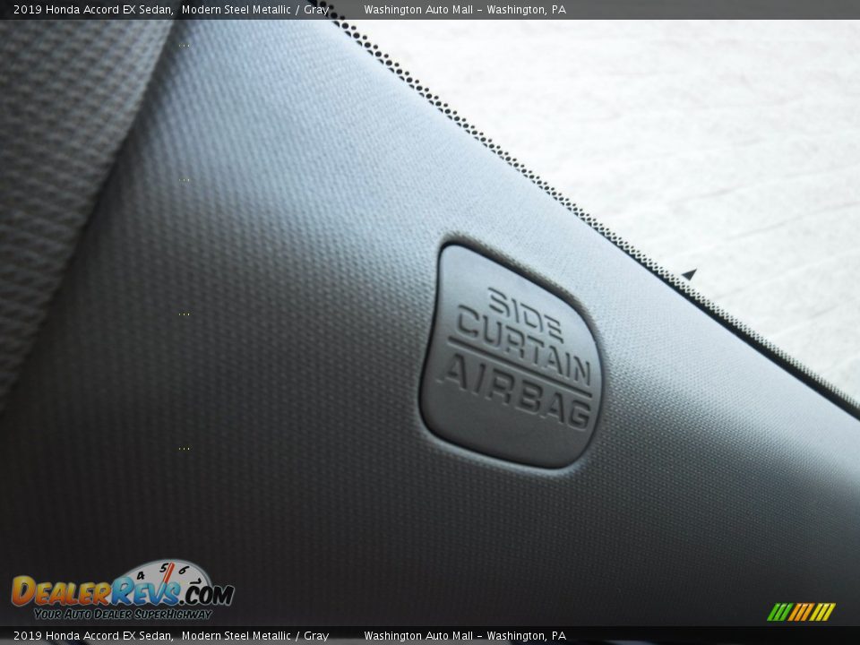 2019 Honda Accord EX Sedan Modern Steel Metallic / Gray Photo #18