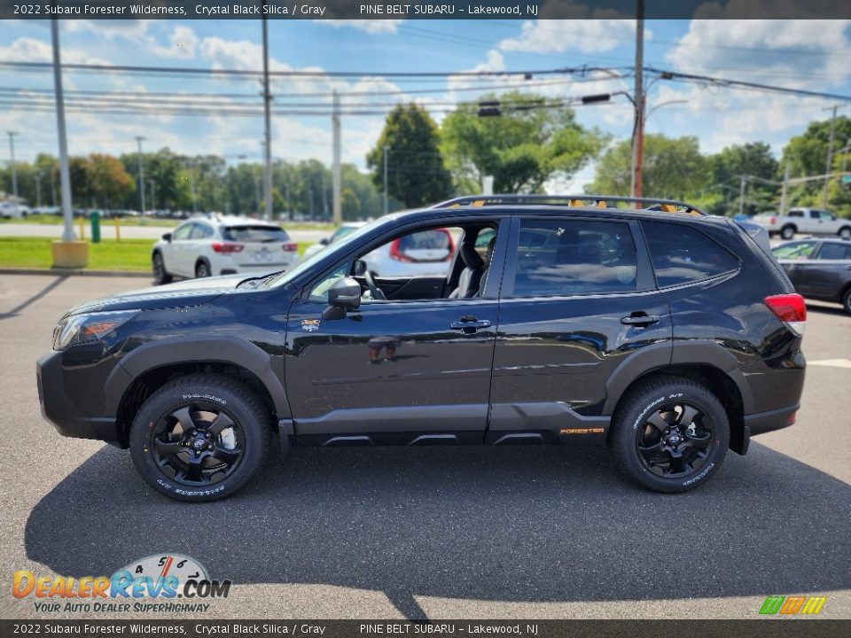 2022 Subaru Forester Wilderness Crystal Black Silica / Gray Photo #3