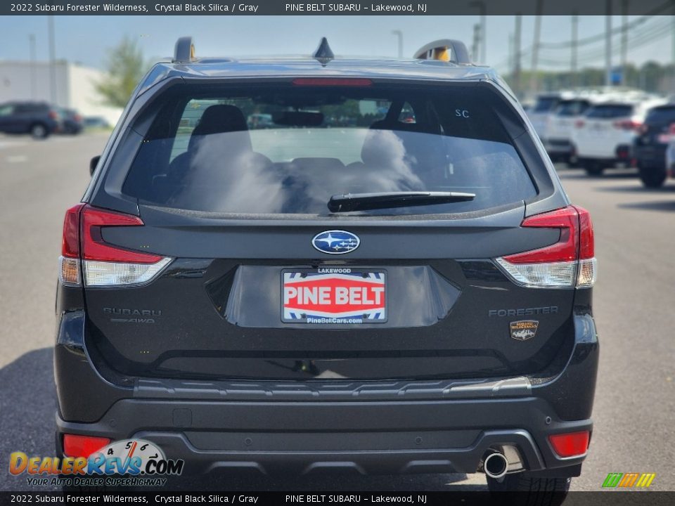 2022 Subaru Forester Wilderness Crystal Black Silica / Gray Photo #5