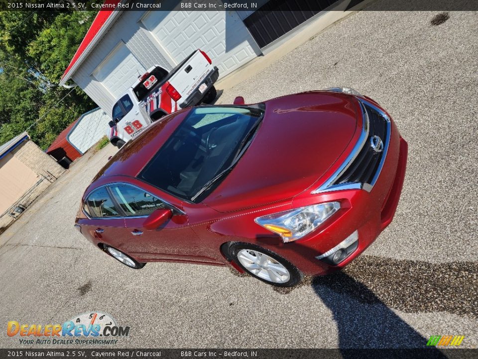 2015 Nissan Altima 2.5 SV Cayenne Red / Charcoal Photo #27