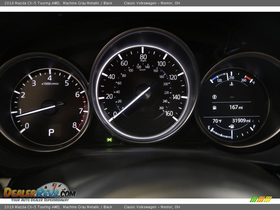 2019 Mazda CX-5 Touring AWD Machine Gray Metallic / Black Photo #8
