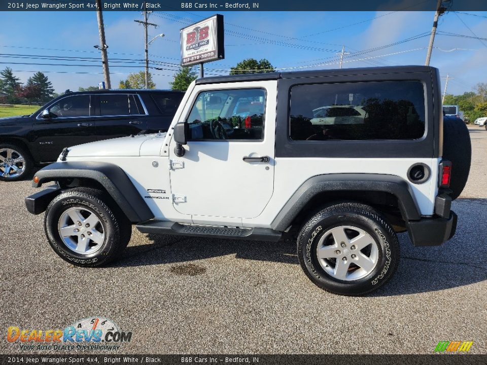 2014 Jeep Wrangler Sport 4x4 Bright White / Black Photo #1