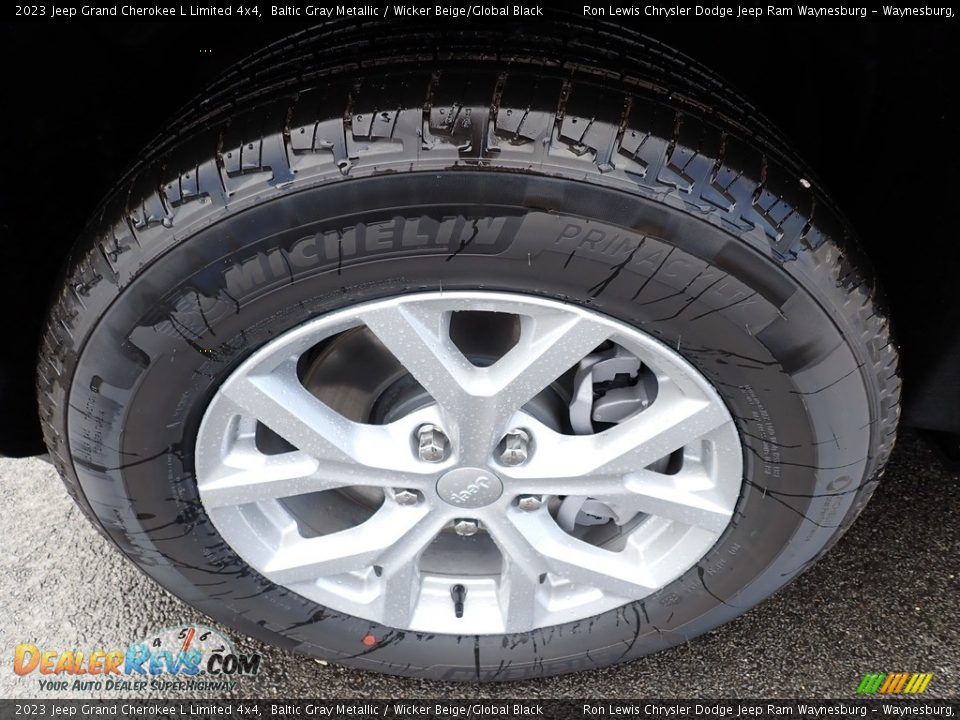 2023 Jeep Grand Cherokee L Limited 4x4 Baltic Gray Metallic / Wicker Beige/Global Black Photo #10