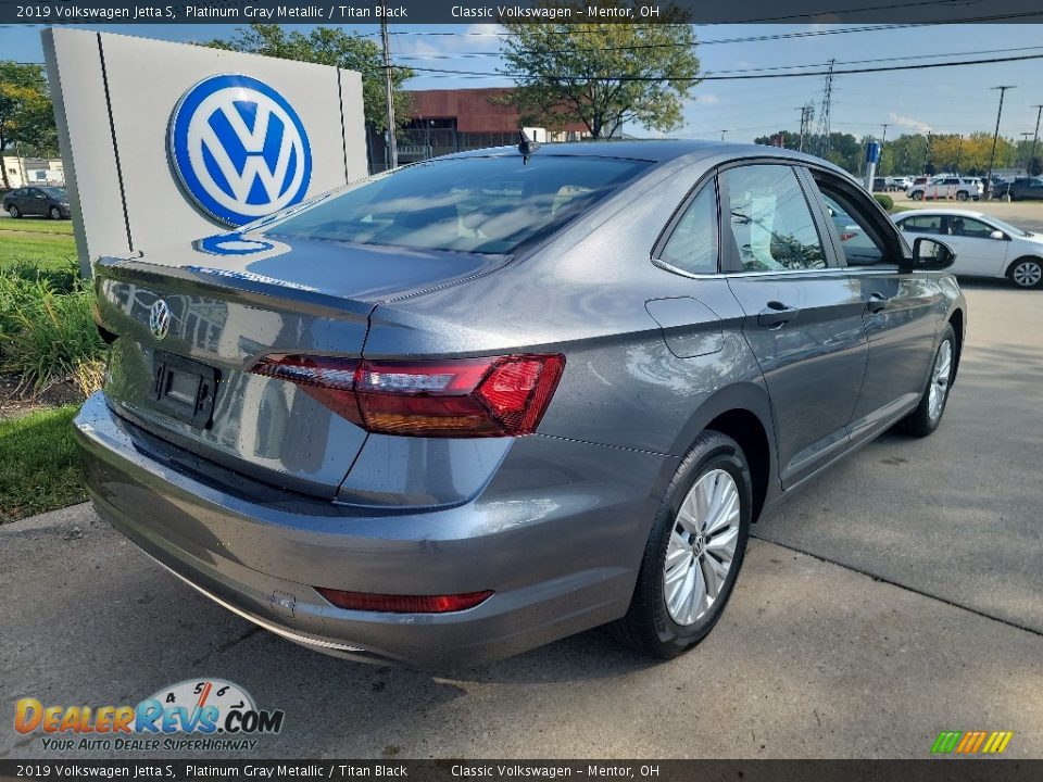 2019 Volkswagen Jetta S Platinum Gray Metallic / Titan Black Photo #2