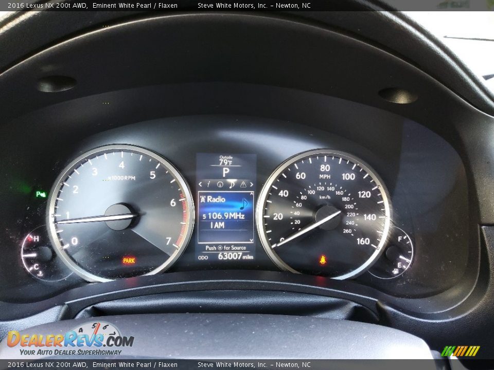 2016 Lexus NX 200t AWD Gauges Photo #19