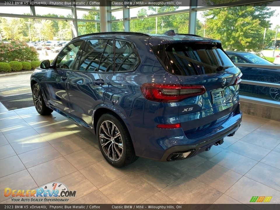 2023 BMW X5 xDrive40i Phytonic Blue Metallic / Coffee Photo #2