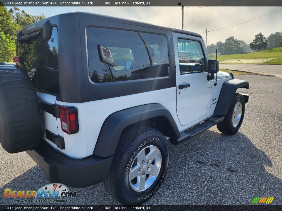 2014 Jeep Wrangler Sport 4x4 Bright White / Black Photo #18