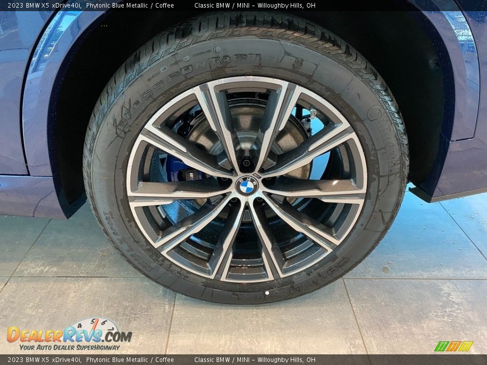 2023 BMW X5 xDrive40i Phytonic Blue Metallic / Coffee Photo #3