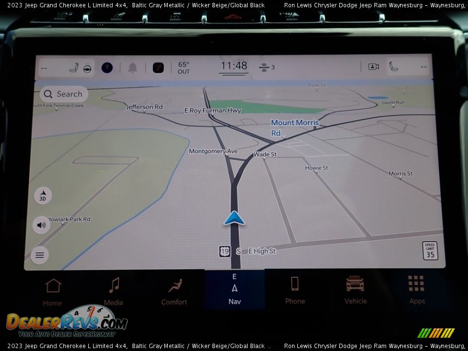 2023 Jeep Grand Cherokee L Limited 4x4 Baltic Gray Metallic / Wicker Beige/Global Black Photo #18