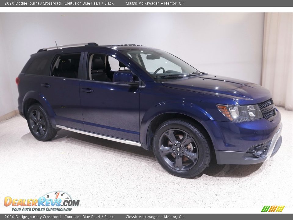 2020 Dodge Journey Crossroad Contusion Blue Pearl / Black Photo #1