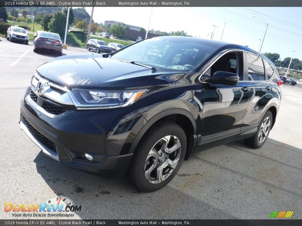 2019 Honda CR-V EX AWD Crystal Black Pearl / Black Photo #6