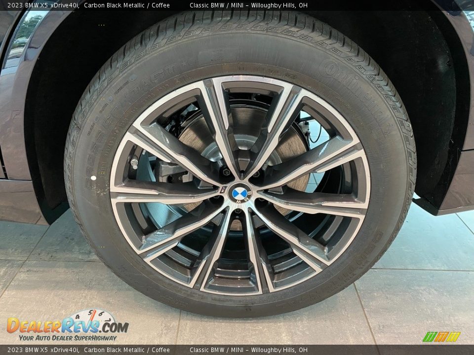 2023 BMW X5 xDrive40i Carbon Black Metallic / Coffee Photo #3