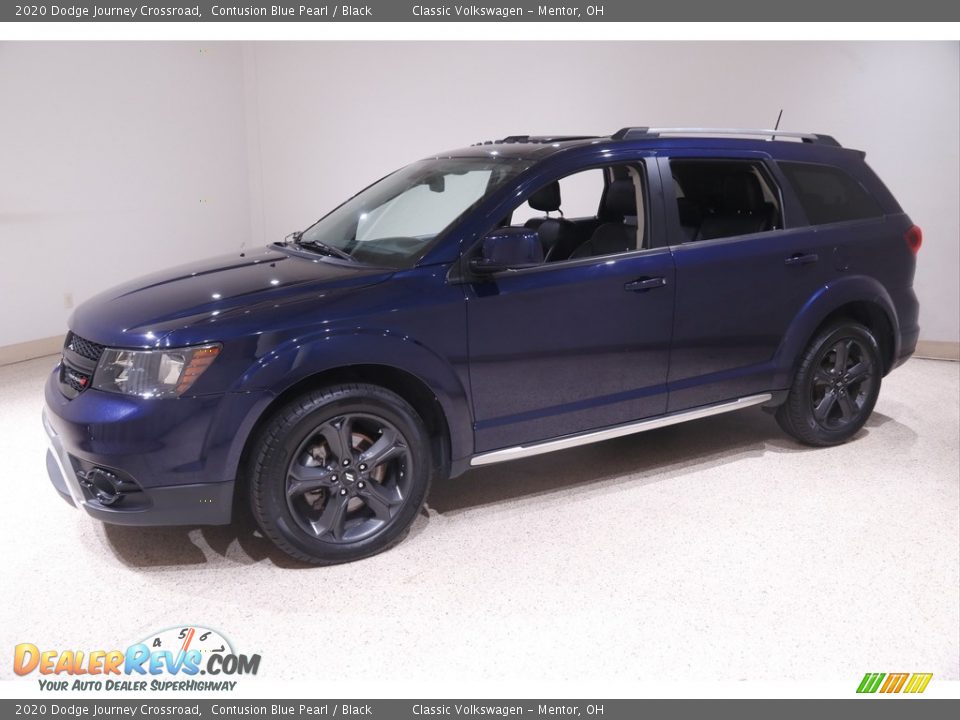 2020 Dodge Journey Crossroad Contusion Blue Pearl / Black Photo #3