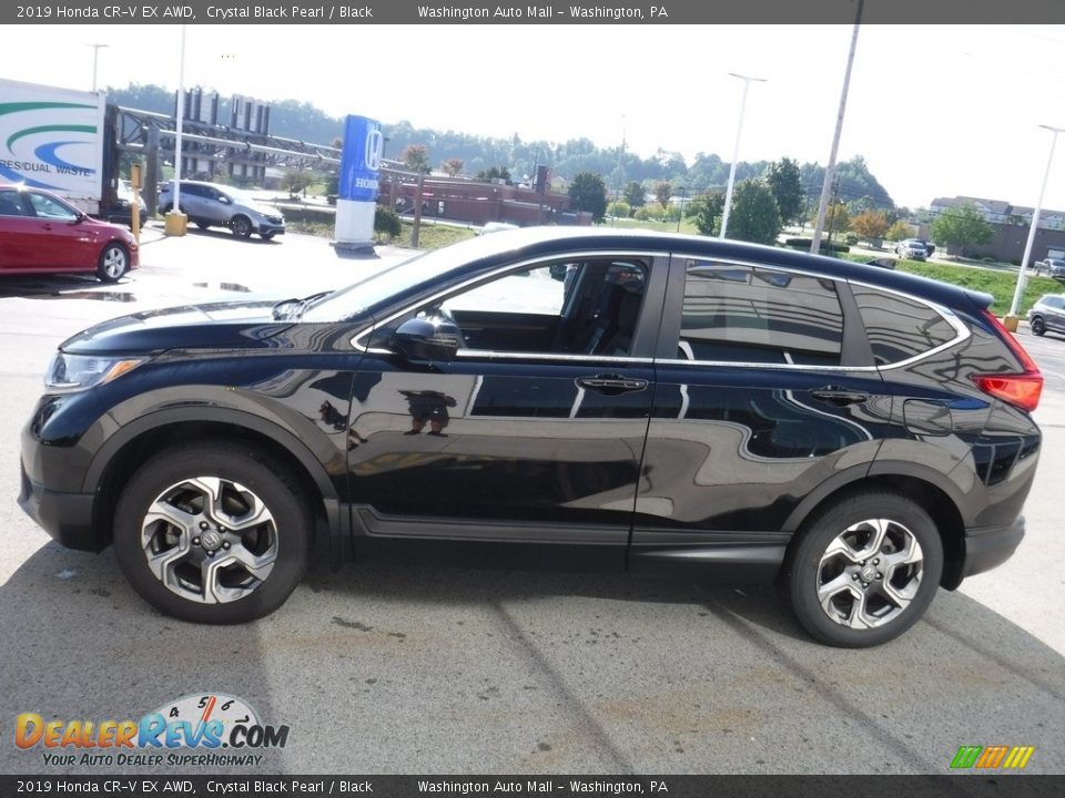 2019 Honda CR-V EX AWD Crystal Black Pearl / Black Photo #7
