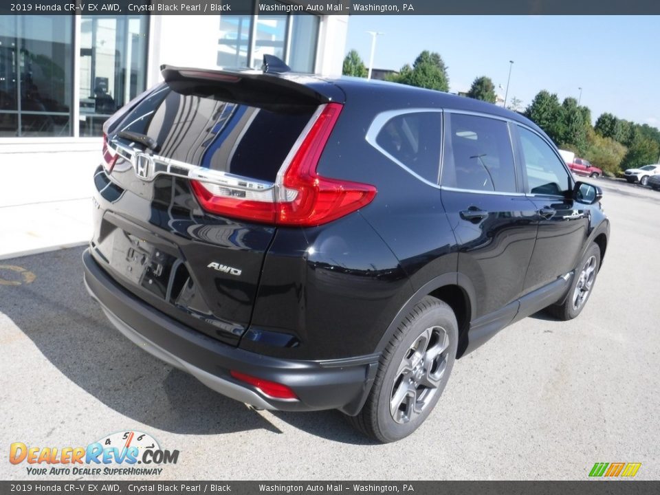 2019 Honda CR-V EX AWD Crystal Black Pearl / Black Photo #10